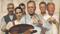 Galerie Portrét s blízkými, 1937, olej, plátno, 130 × 106 cm, Slezské zemské muzeum